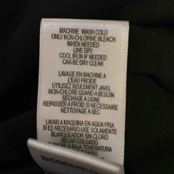 BCBGMAXAZRIA  Black Wrap Dress S/M - Picture 10 of 16